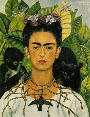 Autorretrato con collar de espinas - Frida Kahlo